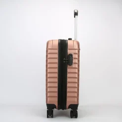 TUCCI 2-Piece Hardside Spinner Carry-On Luggage Set, TSA Checkpoint Friendly, Rose Gold (T0293-02PC-RGD)