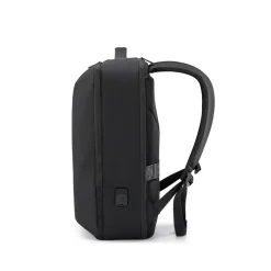 Tucci TrekTornado Laptop Backpack, Medium, Black (T0593)