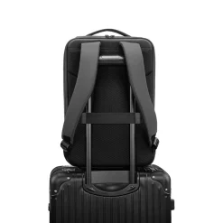 Tucci TrekTornado Laptop Backpack, Medium, Black (T0593)