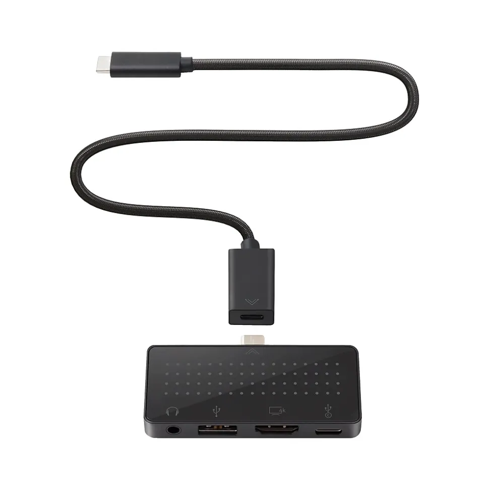 Twelve South StayGo Mini USB-C Hub, Black (12-2039)