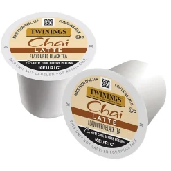 Twinings Chai Latte Black Tea, Keurig® K-Cup® Pods, 22/Box (TNA78919)