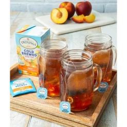 Twinings Cold Brewed Peach Tea Bags, 20/Box (F10055)