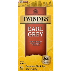 Twinings Earl Grey Tea Bags, 25/Box (TNA51728)