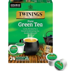 Twinings Green Tea, Keurig® K-Cup® Pods, 24/Box (TNA85788)