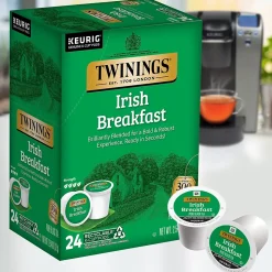 Twinings Irish Breakfast Black Tea, Keurig® K-Cup® Pods, 24/Box (TNA87303)