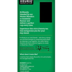 Twinings Irish Breakfast Black Tea, Keurig® K-Cup® Pods, 24/Box (TNA87303)