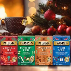 Twinings Winter Teas Gingerbread Joy Black Tea Bags, 20/Box (F15739)