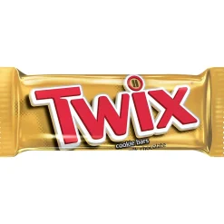 Twix Caramel Fun Size Chocolate Cookie Bar Candy Bag, 1.79 oz., 36/Box (MMM35391)