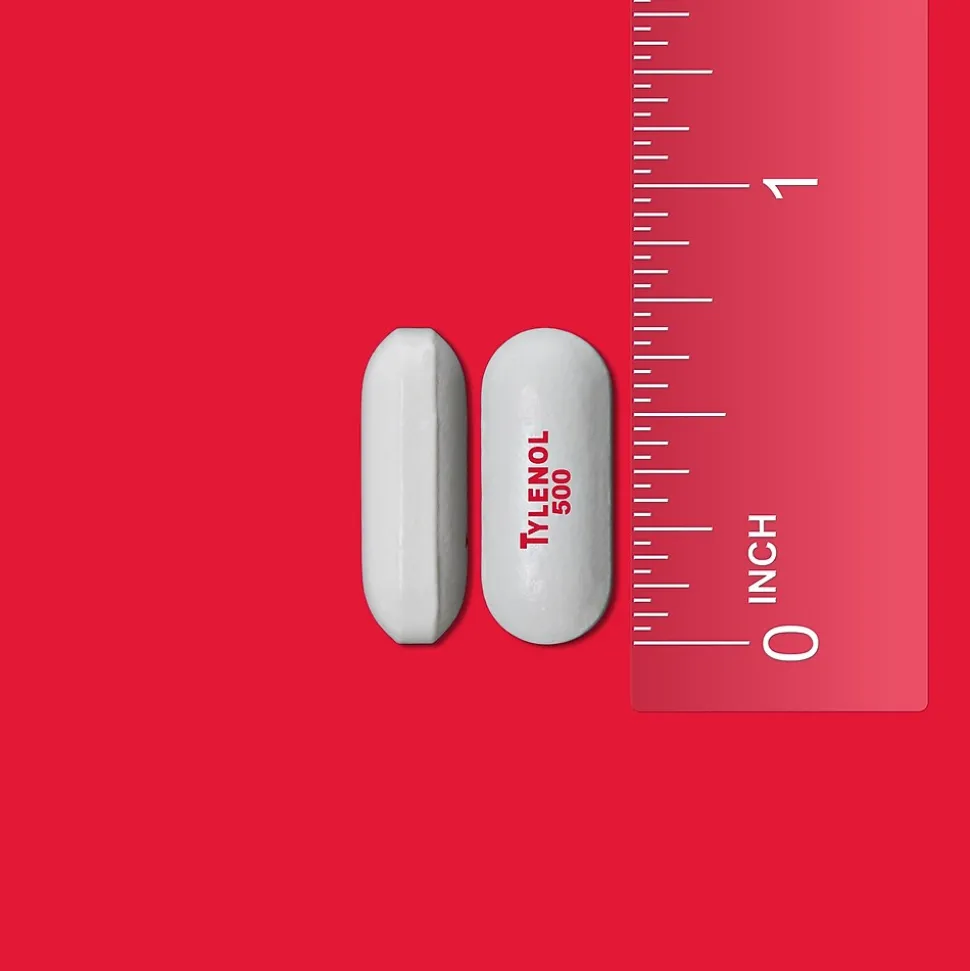 Tylenol Extra Strength Caplets, Fever Reducer and Pain Reliever, 500 mg, 10 Count (703662)