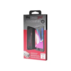 Tzumi ProGlass Transparent/Black Case for iPhone 7/8 (6595ST)