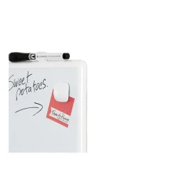U Brands Contempo Dry-Erase Whiteboard, Plastic Frame, 0.71' x 0.92' (251U00-04)