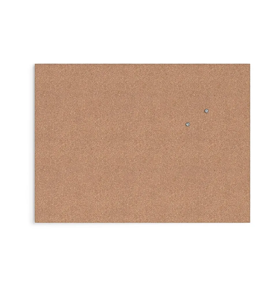 U Brands Cork Bulletin Board, Frameless, 2' x 1.5' (2873U00-01)