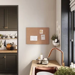 U Brands Cork Bulletin Board, Frameless, 2' x 1.5' (2873U00-01)