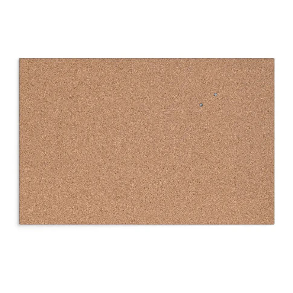 U Brands Cork Bulletin Board, Frameless, 3' x 2' (2875U00-01)