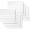 U Brands Double Sided Dry Erase Student Boards, Ruled and Plain, 12" x 9", 10/Pack (483U00-01)