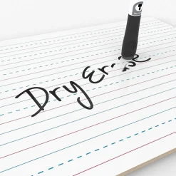 U Brands Double Sided Dry Erase Student Boards, Ruled and Plain, 12" x 9", 10/Pack (483U00-01)