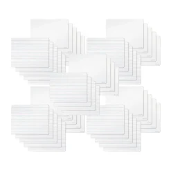 U Brands Dry-Erase Whiteboard, 0.75' x 1', 24/Pack (4863U00-01)