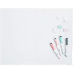 U Brands Dry-Erase Whiteboard, Plastic Frame, 2' x 1.5' (4595U00-04)