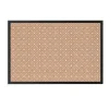 U Brands Fashion Cork Bulletin Board, Black Frame, 3' x 2' (2884U00-01)