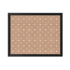 U Brands Fashion Cork Bulletin Board, Black Frame, 16"H x 20"W (2883U00-01)