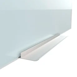 U Brands Floating Glass Ghost Grid Dry Erase Board, Frameless, 3' x 2' (2798U00-01)