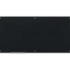 U Brands Glass Dry Erase Board, 70" x 35", Black Surface, Frameless (172U00-01)