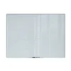 U Brands Glass Dry-Erase Whiteboard, Aluminum Frame, 4' x 3' (2826U00-01)