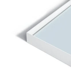 U Brands Glass Dry-Erase Whiteboard, Aluminum Frame, 4' x 3' (2826U00-01)