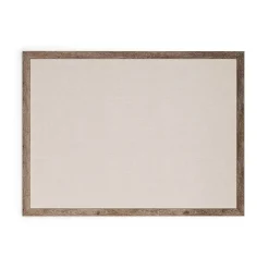 U Brands Linen Bulletin Board, Wood Frame, 4' x 3' (4894U00-01)