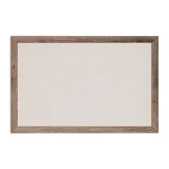 U Brands Linen Bulletin Board, Wood Frame, 3' x 2' (4891U00-01)