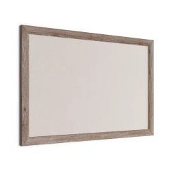 U Brands Linen Bulletin Board, Wood Frame, 3' x 2' (4891U00-01)
