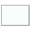 U Brands Melamine Dry Erase Whiteboard, Silver Aluminum Frame, 23" x 17" (00030AANNN)