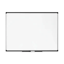 U Brands PINIT Steel Dry-Erase Whiteboard, Aluminum Frame, 4' x 3' (2807U00-01)