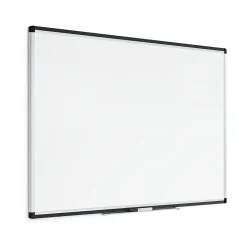 U Brands PINIT Steel Dry-Erase Whiteboard, Aluminum Frame, 4' x 3' (2807U00-01)