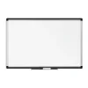 U Brands PINIT Steel Dry-Erase Whiteboard, Aluminum Frame, 3' x 2' (2805U00-01)