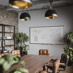 U Brands PINIT Steel Dry-Erase Whiteboard, Aluminum Frame, 8' x 4' (2809U00-01)