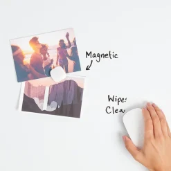 U Brands Steel Dry-Erase Whiteboard, Wood Frame, 2' x 3' (311U00-01)