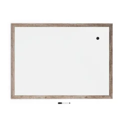 U Brands Steel Dry-Erase Whiteboard, MDF Frame, 3' x 4' (4893U00-01)