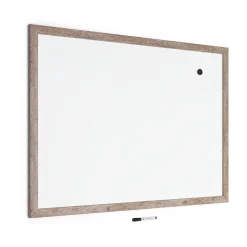U Brands Steel Dry-Erase Whiteboard, MDF Frame, 3' x 4' (4893U00-01)
