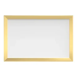 U Brands Steel Dry-Erase Whiteboard, Framed, 1.4' x 1.9' (3323U00-01)