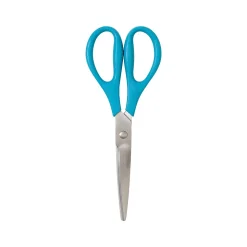 U Brands U-Eco 9.45" Stainless Steel Scissors, Blunt Tip, Assorted Colors, 3/Pack (6607U01-24)