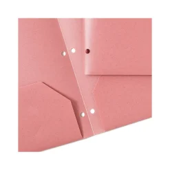 U Brands U-Eco 3-Hole Punched 2-Pocket Folders, Assorted Colors, 12/Pack (6600U01-12)