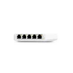 Ubiquiti UniFi Flex Mini 5-Port PoE Switch, 10Gbps, White, 5/Pack (USW-FLEX-MINI-5)