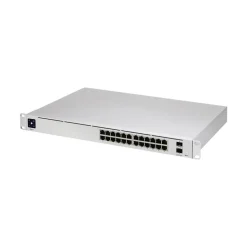 Ubiquiti UniFi Pro 24-Port Gigabit Ethernet Managed Switch, 10/100/1000 Mbps, Silver (USW-PRO-24)