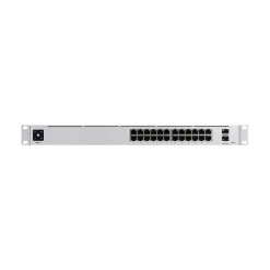 Ubiquiti UniFi Pro 24-Port Gigabit Ethernet Managed Switch, 10/100/1000 Mbps, Silver (USW-PRO-24)