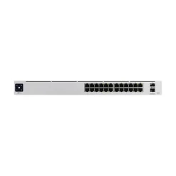 Ubiquiti UniFi Pro 24-Port Gigabit Ethernet Managed Switch, 10/100/1000 Mbps, Silver (USW-PRO-24)