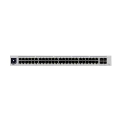 Ubiquiti UniFi Pro 48-Port Gigabit Ethernet Managed Switch, 10/100/1000 Mbps, Silver (USW-PRO-48)