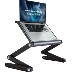 Uncaged Ergonomics WorkEZ Cooling Laptop Lap Desk, Executive Black (WEEB)