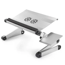 Uncaged Ergonomics WorkEZ Cool Laptop Riser, 18 x 11”, Silver (WECs)