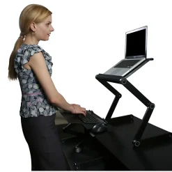 Uncaged Ergonomics WorkEZ Standing Desk, Black (WESDB)